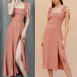 Reformation Twilight Dress in Blush